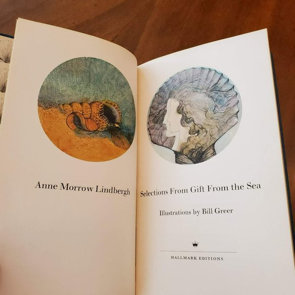 Vintage Book, Selections From Gift From the Sea Anne Morrow Lindbergh Bill Greer - Picture 4 of 8